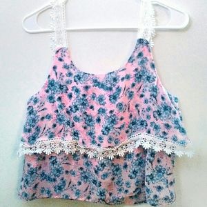 Sheer Daisy CropTop